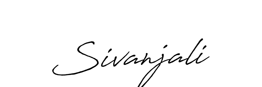 Make a beautiful signature design for name Sivanjali. With this signature (Antro_Vectra_Bolder) style, you can create a handwritten signature for free. Sivanjali signature style 7 images and pictures png