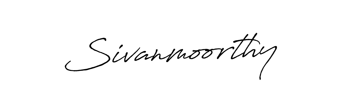How to make Sivanmoorthy name signature. Use Antro_Vectra_Bolder style for creating short signs online. This is the latest handwritten sign. Sivanmoorthy signature style 7 images and pictures png