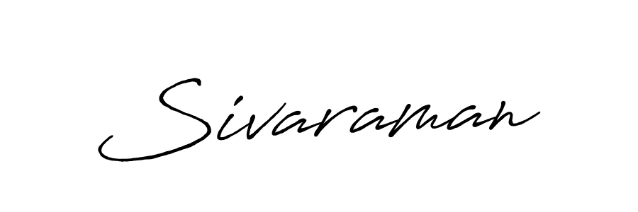 Create a beautiful signature design for name Sivaraman. With this signature (Antro_Vectra_Bolder) fonts, you can make a handwritten signature for free. Sivaraman signature style 7 images and pictures png