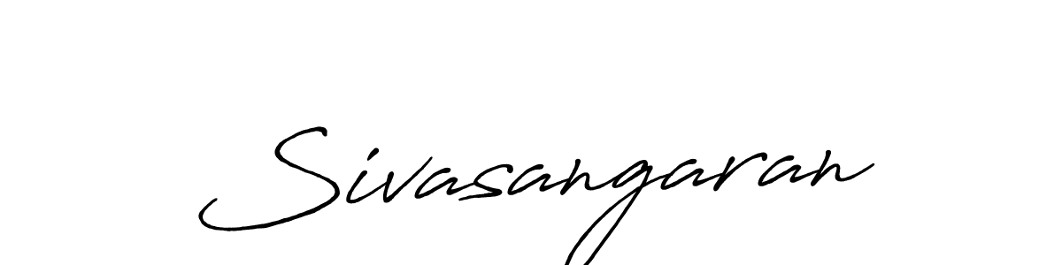Make a beautiful signature design for name Sivasangaran. With this signature (Antro_Vectra_Bolder) style, you can create a handwritten signature for free. Sivasangaran signature style 7 images and pictures png