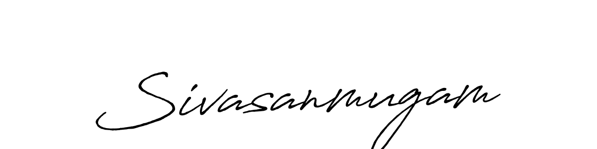 Make a beautiful signature design for name Sivasanmugam. With this signature (Antro_Vectra_Bolder) style, you can create a handwritten signature for free. Sivasanmugam signature style 7 images and pictures png