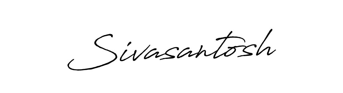 Sivasantosh stylish signature style. Best Handwritten Sign (Antro_Vectra_Bolder) for my name. Handwritten Signature Collection Ideas for my name Sivasantosh. Sivasantosh signature style 7 images and pictures png