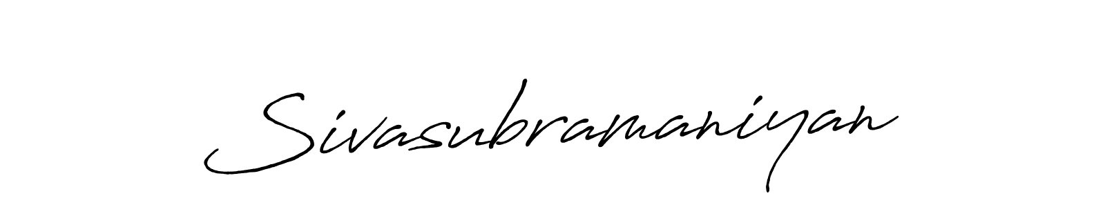 Sivasubramaniyan stylish signature style. Best Handwritten Sign (Antro_Vectra_Bolder) for my name. Handwritten Signature Collection Ideas for my name Sivasubramaniyan. Sivasubramaniyan signature style 7 images and pictures png