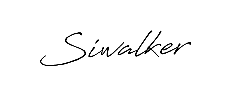 Create a beautiful signature design for name Siwalker. With this signature (Antro_Vectra_Bolder) fonts, you can make a handwritten signature for free. Siwalker signature style 7 images and pictures png