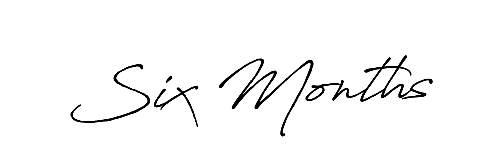 Antro_Vectra_Bolder is a professional signature style that is perfect for those who want to add a touch of class to their signature. It is also a great choice for those who want to make their signature more unique. Get Six Months name to fancy signature for free. Six Months signature style 7 images and pictures png
