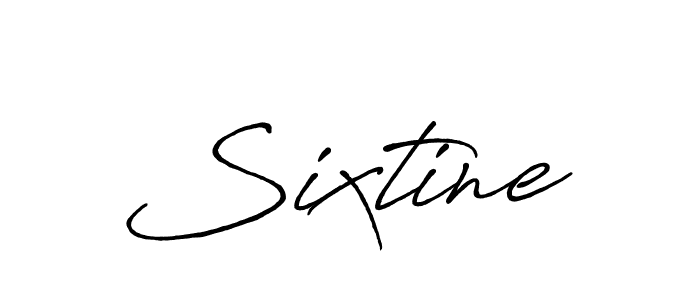 It looks lik you need a new signature style for name Sixtine. Design unique handwritten (Antro_Vectra_Bolder) signature with our free signature maker in just a few clicks. Sixtine signature style 7 images and pictures png