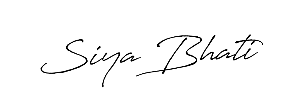 Here are the top 10 professional signature styles for the name Siya Bhati. These are the best autograph styles you can use for your name. Siya Bhati signature style 7 images and pictures png
