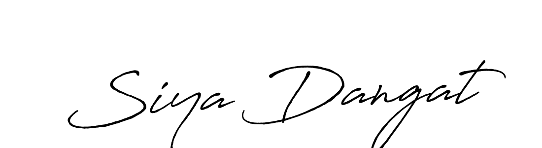 You can use this online signature creator to create a handwritten signature for the name Siya Dangat. This is the best online autograph maker. Siya Dangat signature style 7 images and pictures png