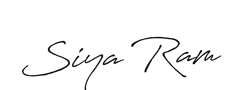 Make a beautiful signature design for name Siya Ram. With this signature (Antro_Vectra_Bolder) style, you can create a handwritten signature for free. Siya Ram signature style 7 images and pictures png