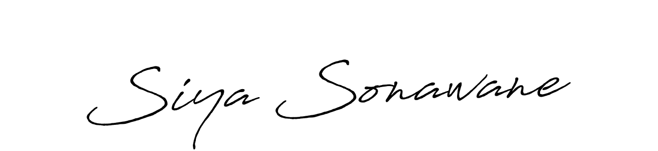 How to make Siya Sonawane signature? Antro_Vectra_Bolder is a professional autograph style. Create handwritten signature for Siya Sonawane name. Siya Sonawane signature style 7 images and pictures png