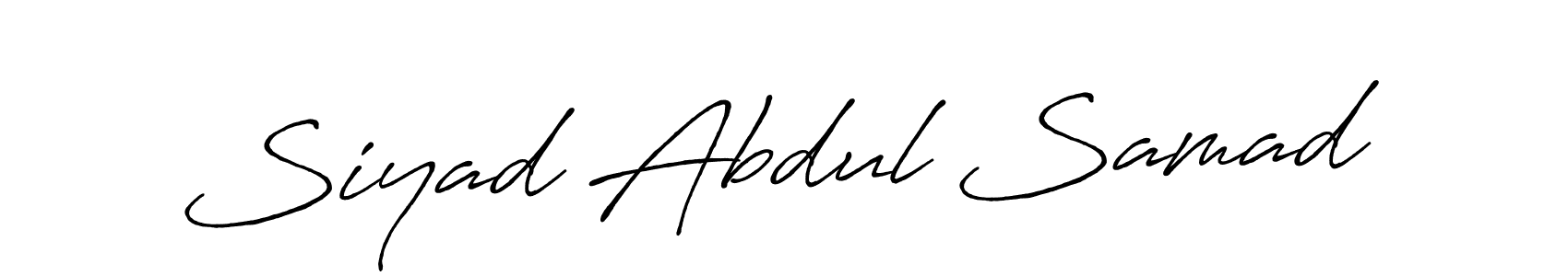 Siyad Abdul Samad stylish signature style. Best Handwritten Sign (Antro_Vectra_Bolder) for my name. Handwritten Signature Collection Ideas for my name Siyad Abdul Samad. Siyad Abdul Samad signature style 7 images and pictures png