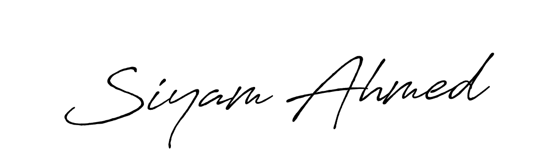 This is the best signature style for the Siyam Ahmed name. Also you like these signature font (Antro_Vectra_Bolder). Mix name signature. Siyam Ahmed signature style 7 images and pictures png