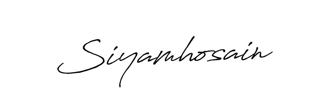 The best way (Antro_Vectra_Bolder) to make a short signature is to pick only two or three words in your name. The name Siyamhosain include a total of six letters. For converting this name. Siyamhosain signature style 7 images and pictures png
