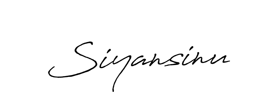 How to make Siyansinu name signature. Use Antro_Vectra_Bolder style for creating short signs online. This is the latest handwritten sign. Siyansinu signature style 7 images and pictures png