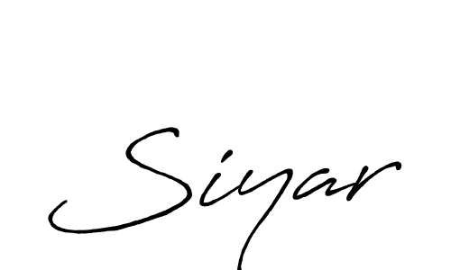 How to make Siyar name signature. Use Antro_Vectra_Bolder style for creating short signs online. This is the latest handwritten sign. Siyar signature style 7 images and pictures png