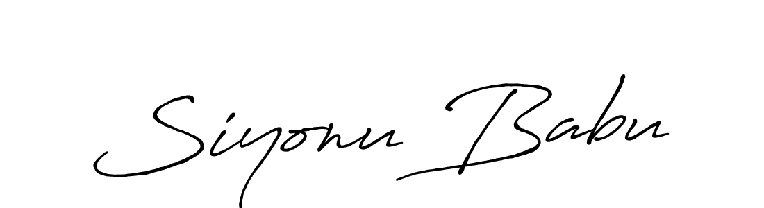 You can use this online signature creator to create a handwritten signature for the name Siyonu Babu. This is the best online autograph maker. Siyonu Babu signature style 7 images and pictures png