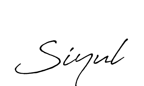 Antro_Vectra_Bolder is a professional signature style that is perfect for those who want to add a touch of class to their signature. It is also a great choice for those who want to make their signature more unique. Get Siyul name to fancy signature for free. Siyul signature style 7 images and pictures png