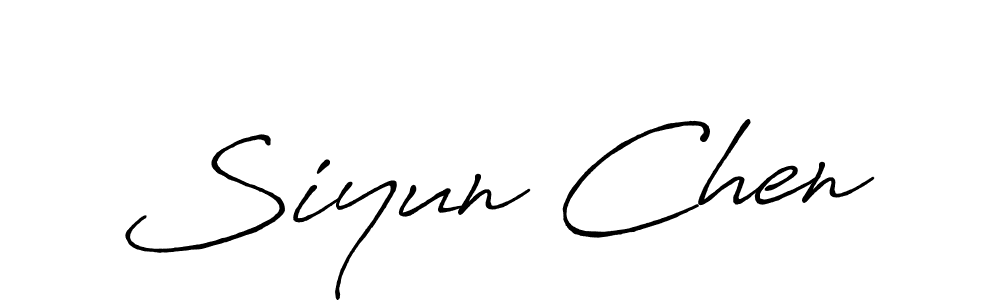 Similarly Antro_Vectra_Bolder is the best handwritten signature design. Signature creator online .You can use it as an online autograph creator for name Siyun Chen. Siyun Chen signature style 7 images and pictures png