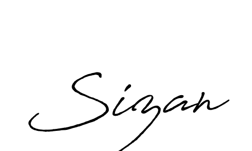 Similarly Antro_Vectra_Bolder is the best handwritten signature design. Signature creator online .You can use it as an online autograph creator for name Sizan. Sizan signature style 7 images and pictures png