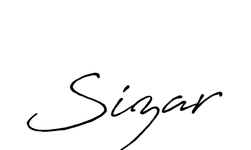 Use a signature maker to create a handwritten signature online. With this signature software, you can design (Antro_Vectra_Bolder) your own signature for name Sizar. Sizar signature style 7 images and pictures png