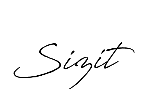 Also we have Sizit name is the best signature style. Create professional handwritten signature collection using Antro_Vectra_Bolder autograph style. Sizit signature style 7 images and pictures png