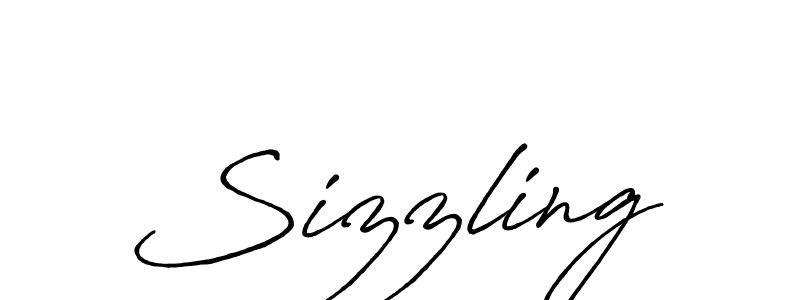 if you are searching for the best signature style for your name Sizzling. so please give up your signature search. here we have designed multiple signature styles  using Antro_Vectra_Bolder. Sizzling signature style 7 images and pictures png