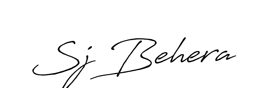 Antro_Vectra_Bolder is a professional signature style that is perfect for those who want to add a touch of class to their signature. It is also a great choice for those who want to make their signature more unique. Get Sj Behera name to fancy signature for free. Sj Behera signature style 7 images and pictures png