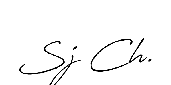 How to Draw Sj Ch. signature style? Antro_Vectra_Bolder is a latest design signature styles for name Sj Ch.. Sj Ch. signature style 7 images and pictures png