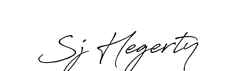 You should practise on your own different ways (Antro_Vectra_Bolder) to write your name (Sj Hegerty) in signature. don't let someone else do it for you. Sj Hegerty signature style 7 images and pictures png
