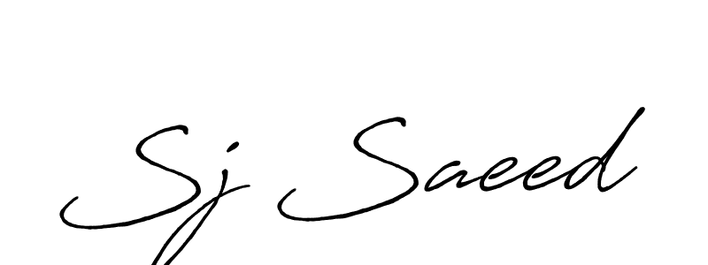 How to Draw Sj Saeed signature style? Antro_Vectra_Bolder is a latest design signature styles for name Sj Saeed. Sj Saeed signature style 7 images and pictures png