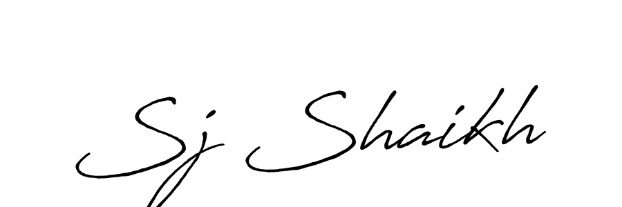 Make a beautiful signature design for name Sj Shaikh. Use this online signature maker to create a handwritten signature for free. Sj Shaikh signature style 7 images and pictures png