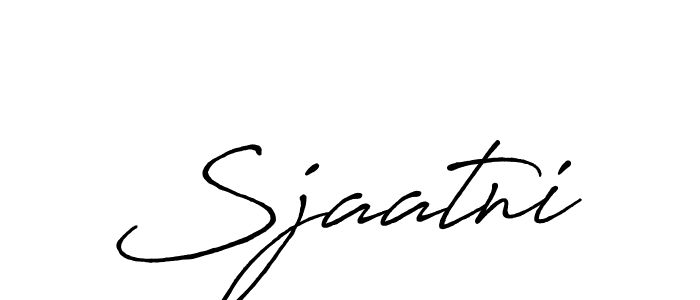 Design your own signature with our free online signature maker. With this signature software, you can create a handwritten (Antro_Vectra_Bolder) signature for name Sjaatni. Sjaatni signature style 7 images and pictures png