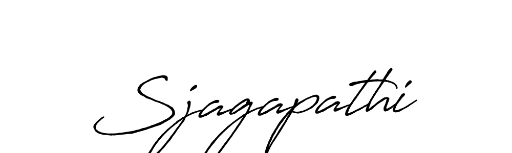 Once you've used our free online signature maker to create your best signature Antro_Vectra_Bolder style, it's time to enjoy all of the benefits that Sjagapathi name signing documents. Sjagapathi signature style 7 images and pictures png