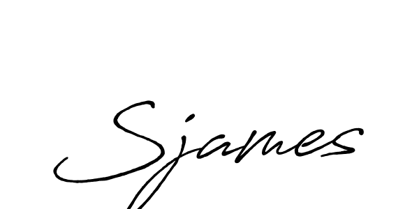 How to make Sjames name signature. Use Antro_Vectra_Bolder style for creating short signs online. This is the latest handwritten sign. Sjames signature style 7 images and pictures png