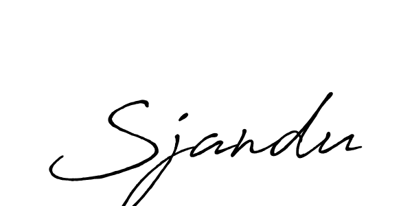 if you are searching for the best signature style for your name Sjandu. so please give up your signature search. here we have designed multiple signature styles  using Antro_Vectra_Bolder. Sjandu signature style 7 images and pictures png