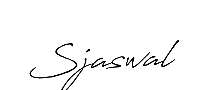 Create a beautiful signature design for name Sjaswal. With this signature (Antro_Vectra_Bolder) fonts, you can make a handwritten signature for free. Sjaswal signature style 7 images and pictures png