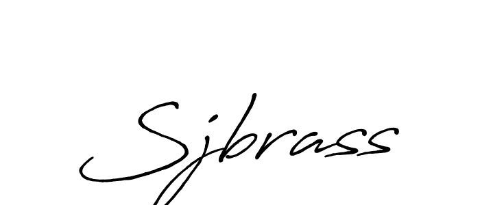 Sjbrass stylish signature style. Best Handwritten Sign (Antro_Vectra_Bolder) for my name. Handwritten Signature Collection Ideas for my name Sjbrass. Sjbrass signature style 7 images and pictures png