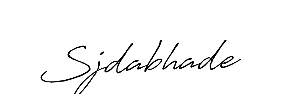 Antro_Vectra_Bolder is a professional signature style that is perfect for those who want to add a touch of class to their signature. It is also a great choice for those who want to make their signature more unique. Get Sjdabhade name to fancy signature for free. Sjdabhade signature style 7 images and pictures png