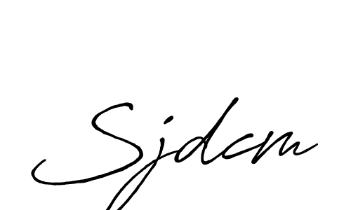 Make a beautiful signature design for name Sjdcm. Use this online signature maker to create a handwritten signature for free. Sjdcm signature style 7 images and pictures png