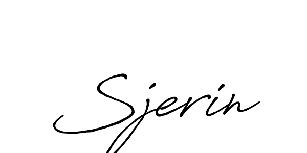 Make a short Sjerin signature style. Manage your documents anywhere anytime using Antro_Vectra_Bolder. Create and add eSignatures, submit forms, share and send files easily. Sjerin signature style 7 images and pictures png