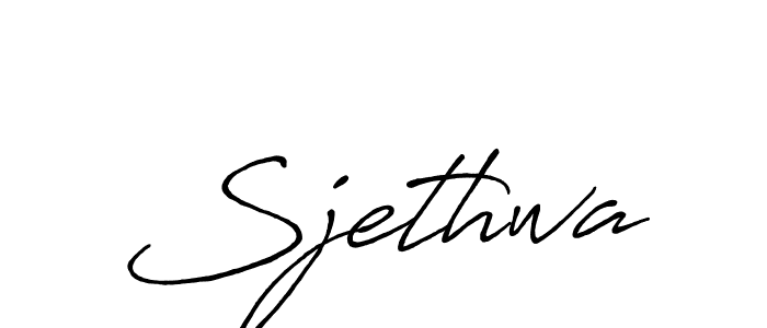 You should practise on your own different ways (Antro_Vectra_Bolder) to write your name (Sjethwa) in signature. don't let someone else do it for you. Sjethwa signature style 7 images and pictures png