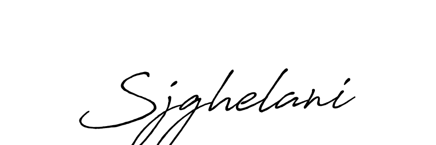 Make a short Sjghelani signature style. Manage your documents anywhere anytime using Antro_Vectra_Bolder. Create and add eSignatures, submit forms, share and send files easily. Sjghelani signature style 7 images and pictures png