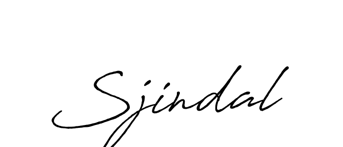 Sjindal stylish signature style. Best Handwritten Sign (Antro_Vectra_Bolder) for my name. Handwritten Signature Collection Ideas for my name Sjindal. Sjindal signature style 7 images and pictures png