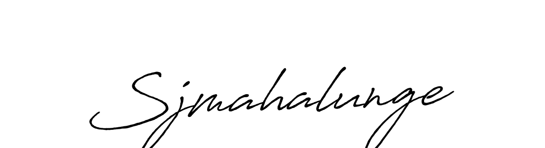 Make a beautiful signature design for name Sjmahalunge. Use this online signature maker to create a handwritten signature for free. Sjmahalunge signature style 7 images and pictures png