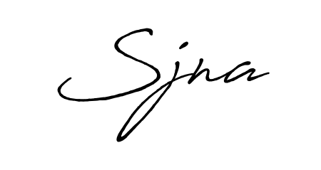 Discover how Sjna looks in an executive cursive font (Antro_Vectra_Bolder). Perfect for legal documents, invoices, and certificates. Sjna signature style 7 images and pictures png