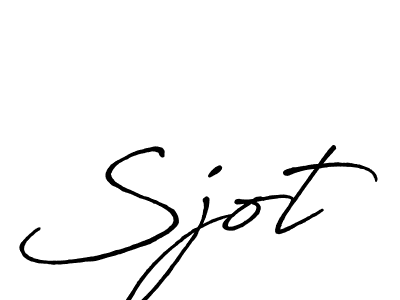 You should practise on your own different ways (Antro_Vectra_Bolder) to write your name (Sjot) in signature. don't let someone else do it for you. Sjot signature style 7 images and pictures png