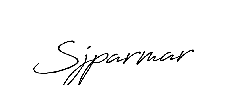 Once you've used our free online signature maker to create your best signature Antro_Vectra_Bolder style, it's time to enjoy all of the benefits that Sjparmar name signing documents. Sjparmar signature style 7 images and pictures png