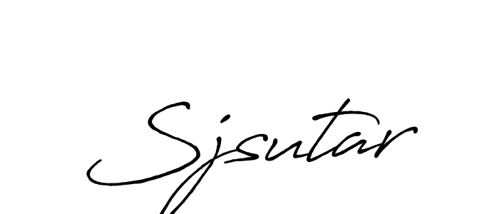 How to make Sjsutar signature? Antro_Vectra_Bolder is a professional autograph style. Create handwritten signature for Sjsutar name. Sjsutar signature style 7 images and pictures png