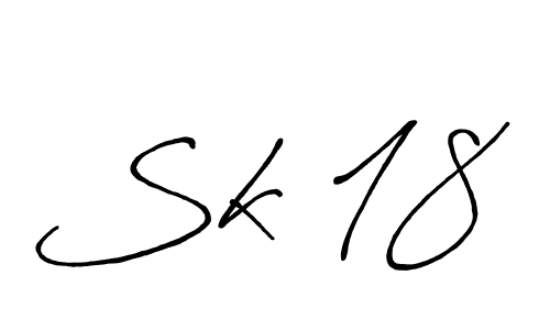 Once you've used our free online signature maker to create your best signature Antro_Vectra_Bolder style, it's time to enjoy all of the benefits that Sk 18 name signing documents. Sk 18 signature style 7 images and pictures png