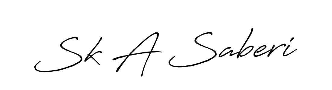 Make a short Sk A Saberi signature style. Manage your documents anywhere anytime using Antro_Vectra_Bolder. Create and add eSignatures, submit forms, share and send files easily. Sk A Saberi signature style 7 images and pictures png